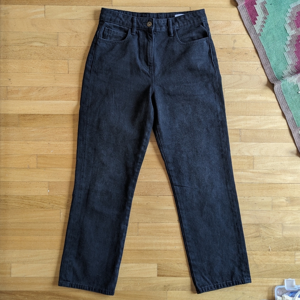 COLLUSION x005 90s straight leg jean in washed black